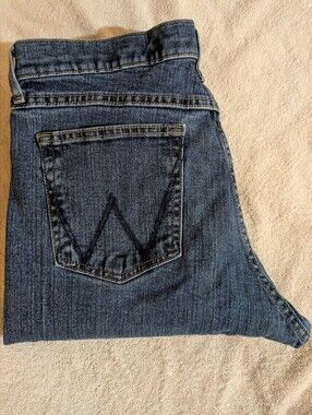 Wranglers, Relaxed FitClassic Blue High- Jeans - Blue